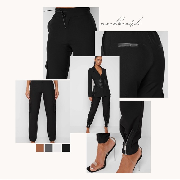 TROUSERS WITH ZIP DETAIL - Picture 3 of 9